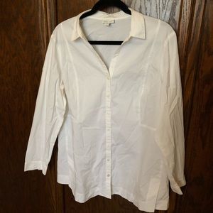 J. Jill White Shirt Collection Button Down Petite